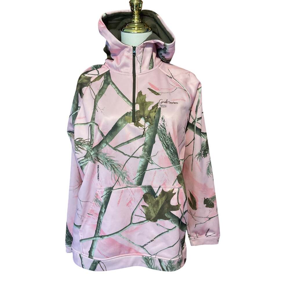 Gander Mountain Realtree Guide Series Women's Pink Camo Hoodie. Size Large